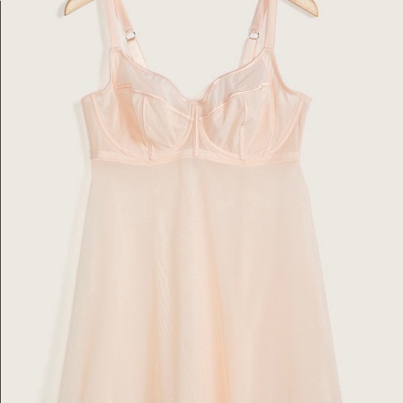 Knit mesh babydoll - Picture 4 of 6